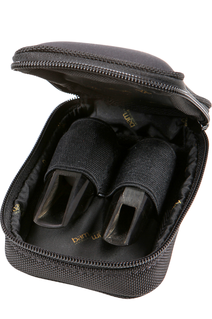 POCHETTE PARA 2 BOQUILHAS DE SAXOFONE TENOR - M - PRETO - Imagem 2