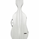 ESTOJO HIGHTECH CABOURG SLIM PARA VIOLONCELO - 3 tons de cinza - prata