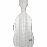 ESTOJO HIGHTECH CABOURG SLIM PARA VIOLONCELO - 3 tons de cinza - prata