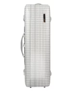 ESTOJO HIGHTECH CABOURG RETANGULAR PARA VIOLINO - 3 tons de cinza - prata
